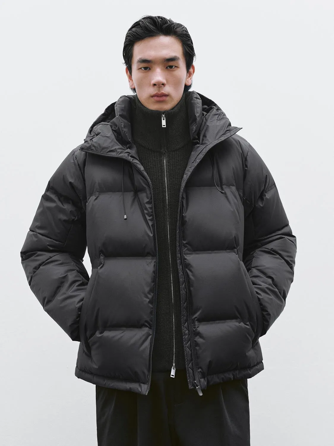 Hooded High Neck Down Jackets sold by Urban Revivo
