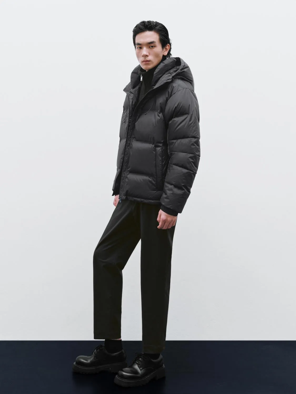 Hooded High Neck Down Jackets sold by Urban Revivo product image thumbnail 5