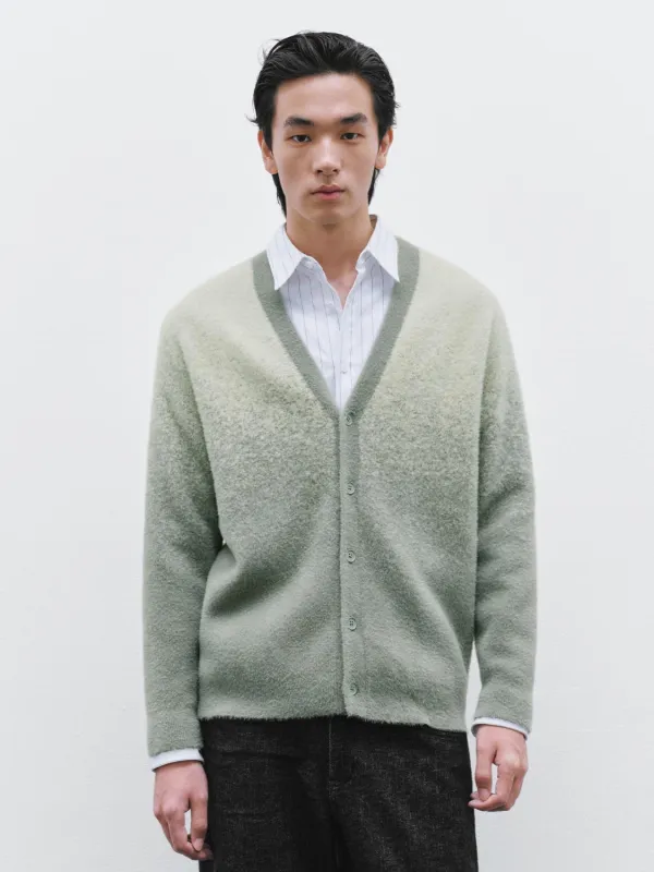 V-Neck Gradient Knitted Cardigans sold by Urban Revivo