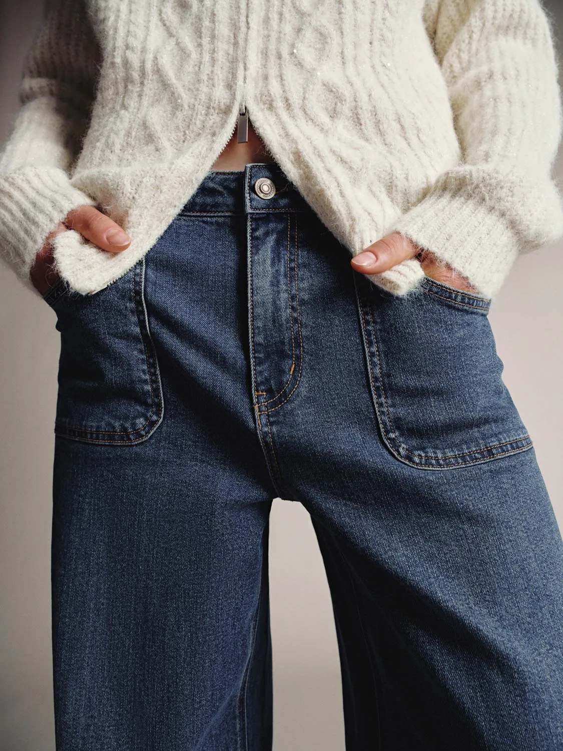 Wide Leg Jeans sold by Urban Revivo product image thumbnail 5