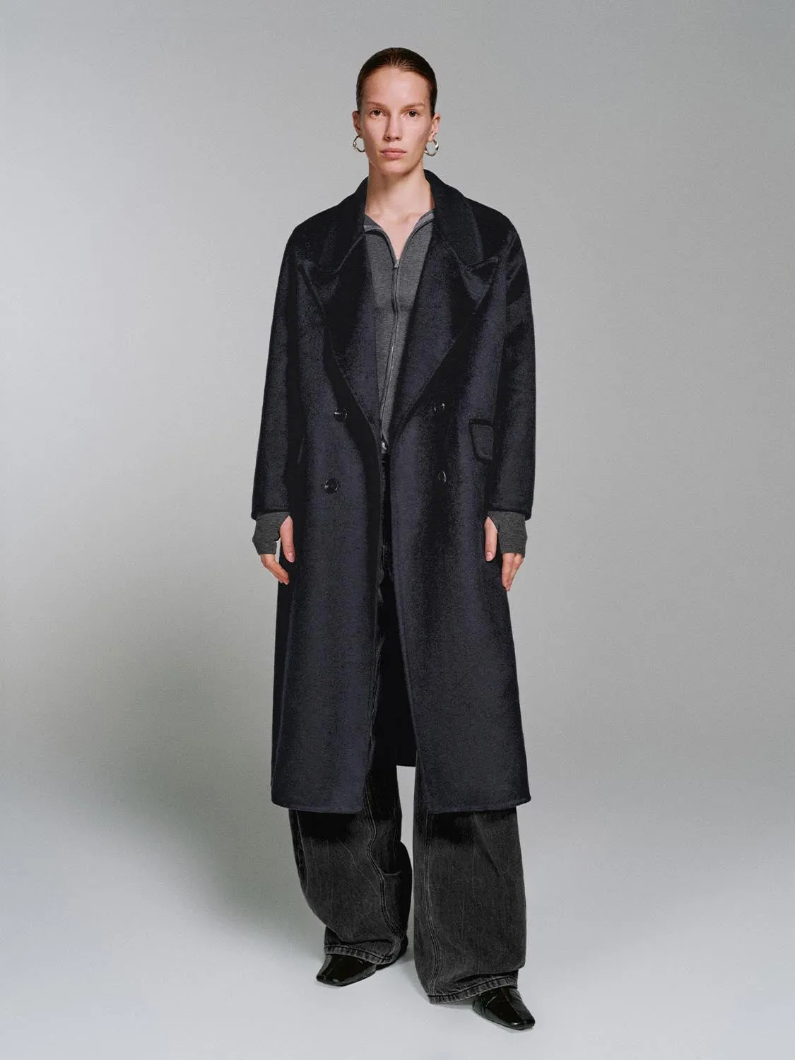 Wool Blend Double Breasted Trench Coats sold by Urban Revivo