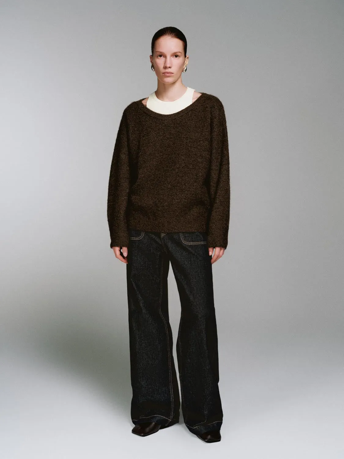 2 In 1 Long Sleeve Knitted T-Shirts sold by Urban Revivo product image thumbnail 4