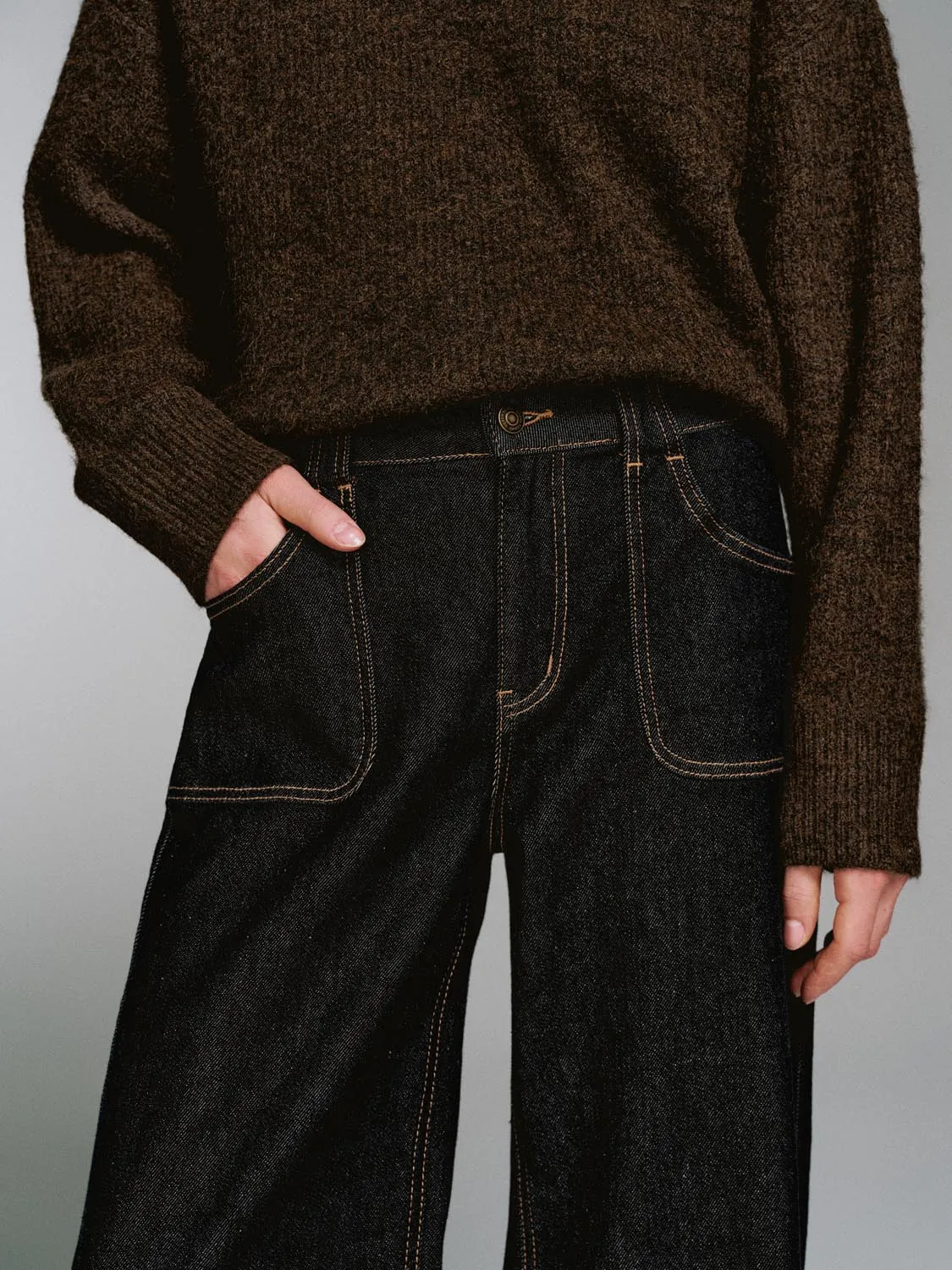 Wide Leg Jeans sold by Urban Revivo product image thumbnail 5