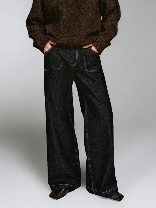 Wide Leg Jeans sold by Urban Revivo