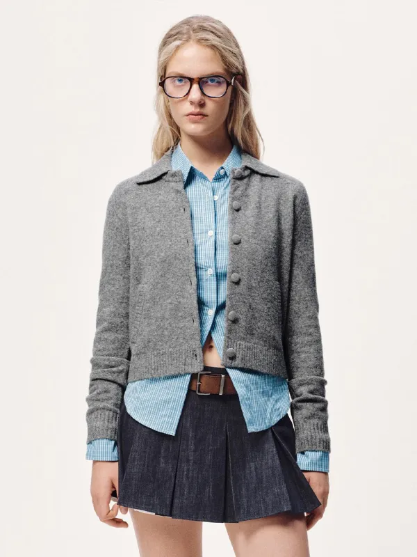Collared Button Up Knitted Cardigans sold by Urban Revivo