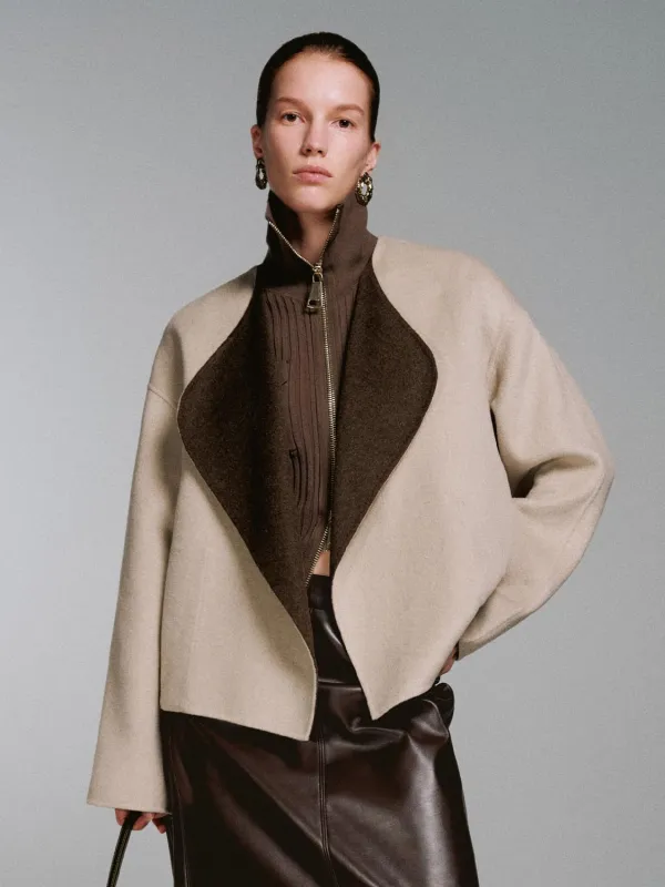 Double Faced Reversible Short Coats sold by Urban Revivo