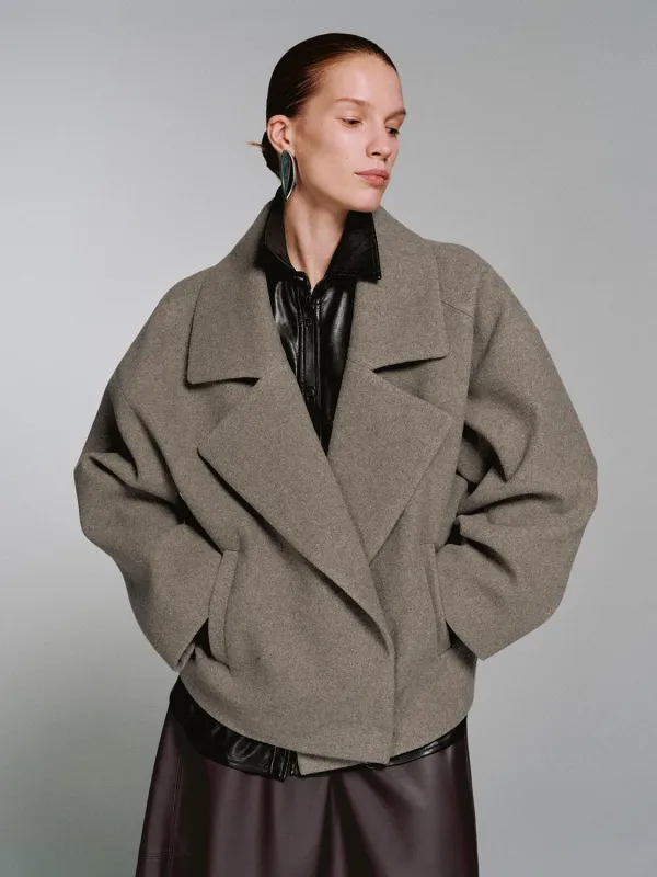 Large Lapel Short Coats sold by Urban Revivo
