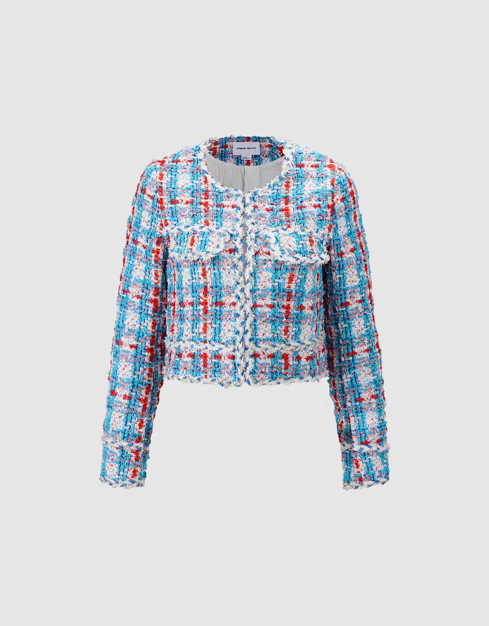 Tweed Cropped Jacket sold by Urban Revivo product image thumbnail 2