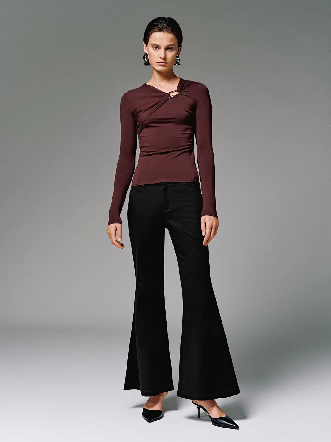 Flare Leg Pants sold by Urban Revivo product image thumbnail 2