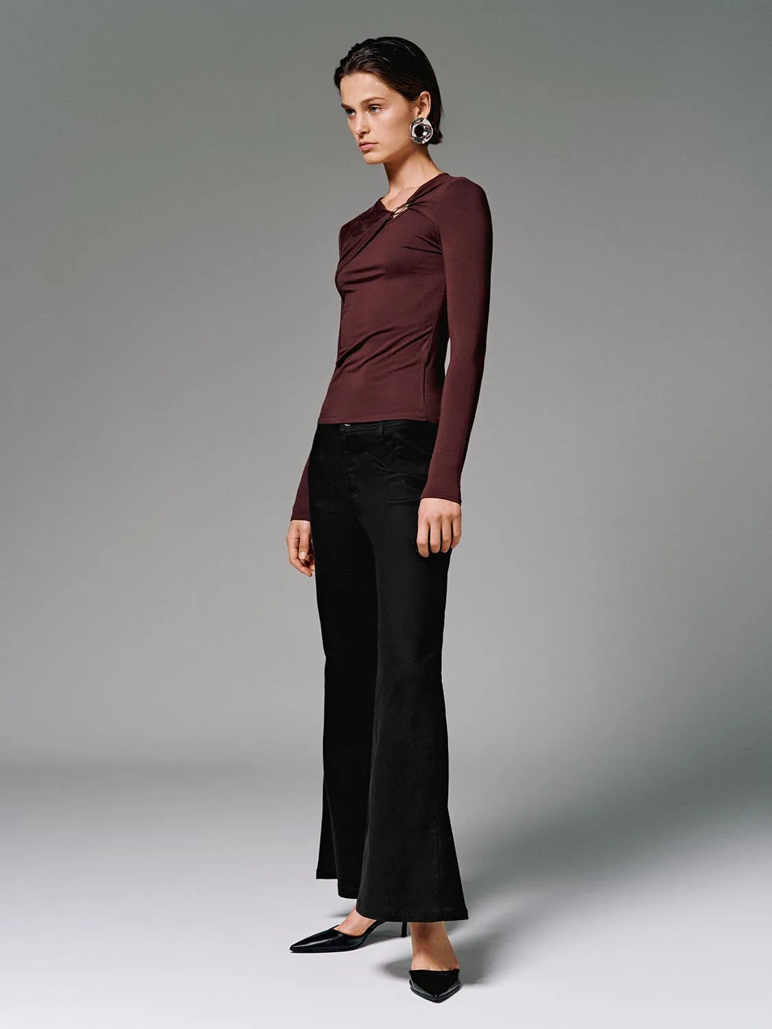 Flare Leg Pants sold by Urban Revivo product image thumbnail 5