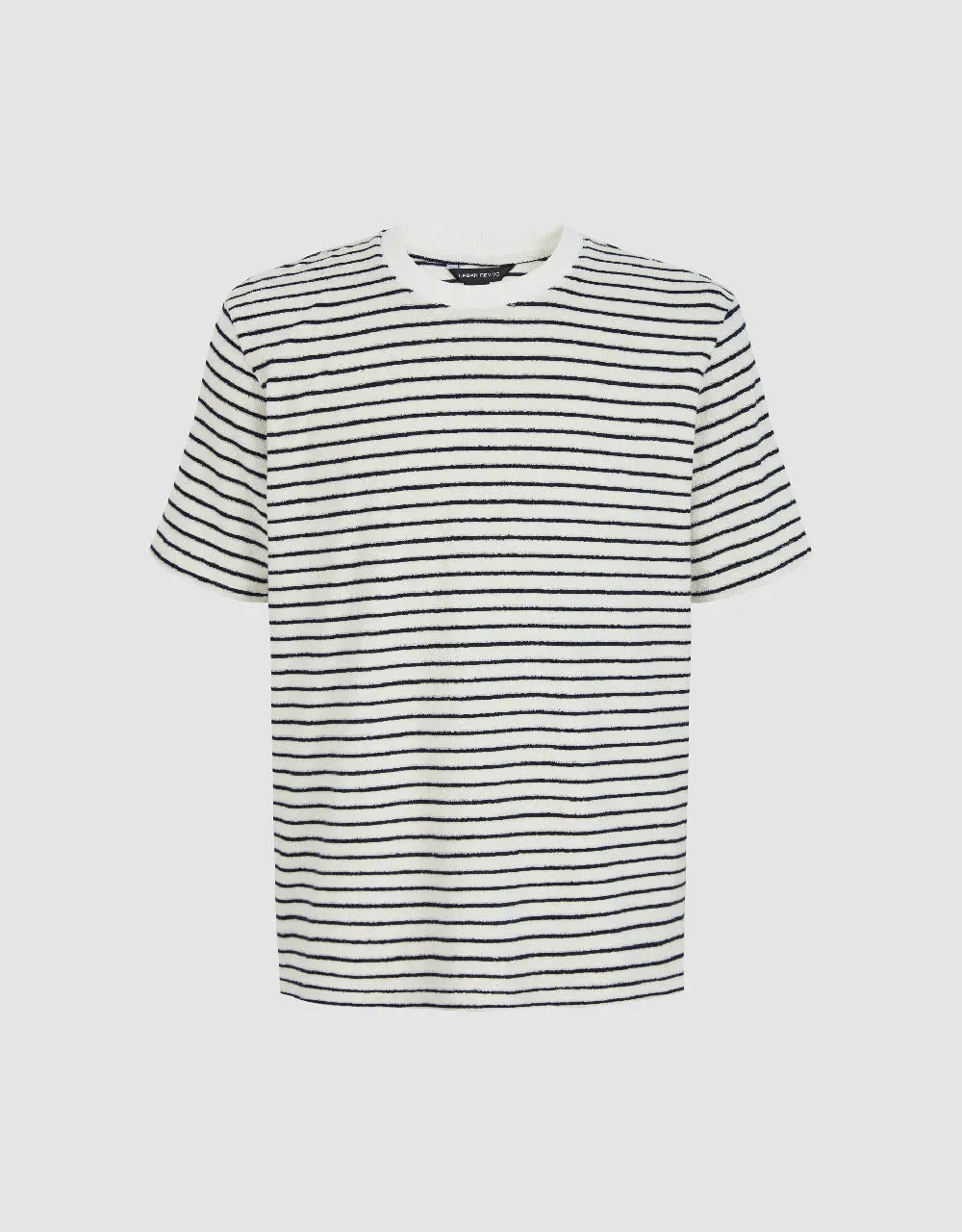 Striped Crew Neck T-Shirt sold by Urban Revivo product image thumbnail 2