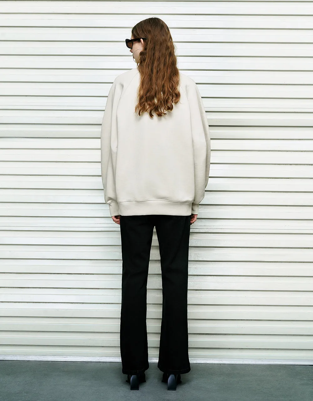 Crew Neck Loose Sweatshirt sold by Urban Revivo product image thumbnail 4