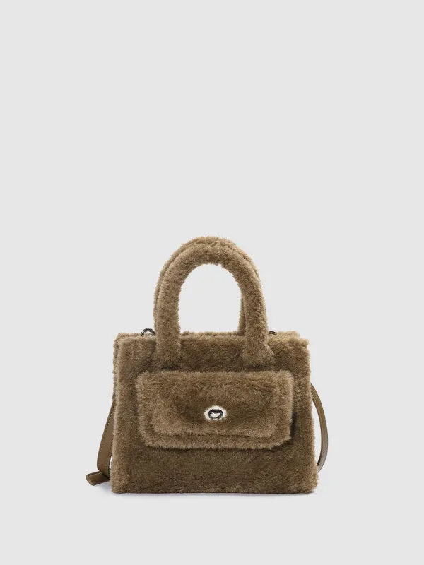 Faux Fur Handle Shoulder Bags sold by Urban Revivo
