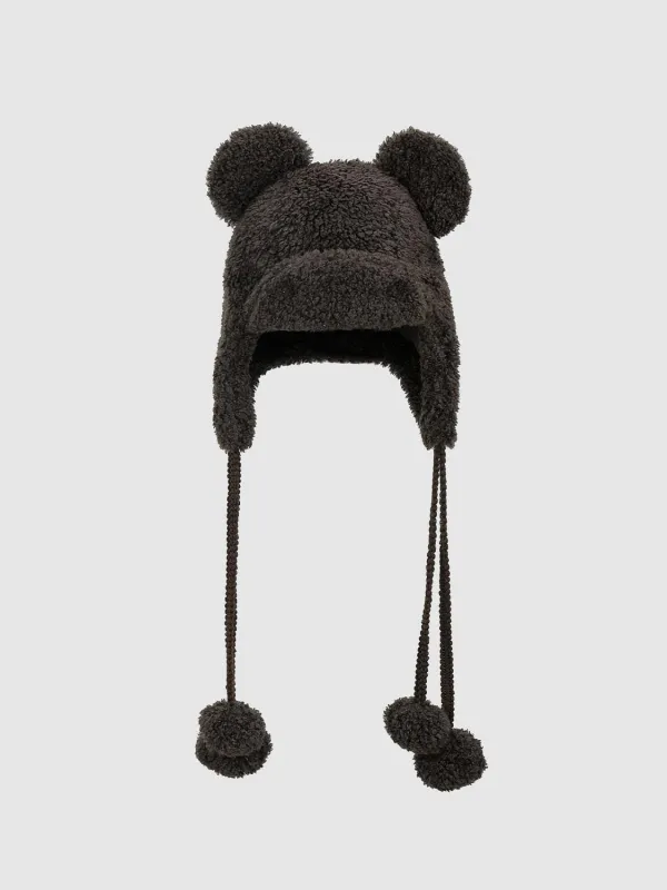 Ear Detail Fluffy Earflap Hats sold by Urban Revivo