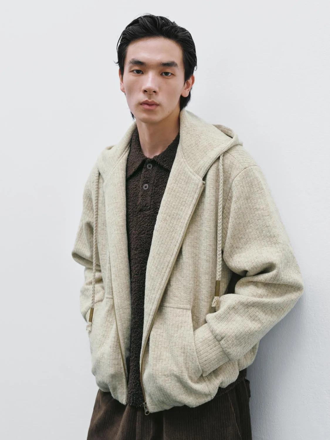 Drawstring Hooded Jackets sold by Urban Revivo product image thumbnail 2