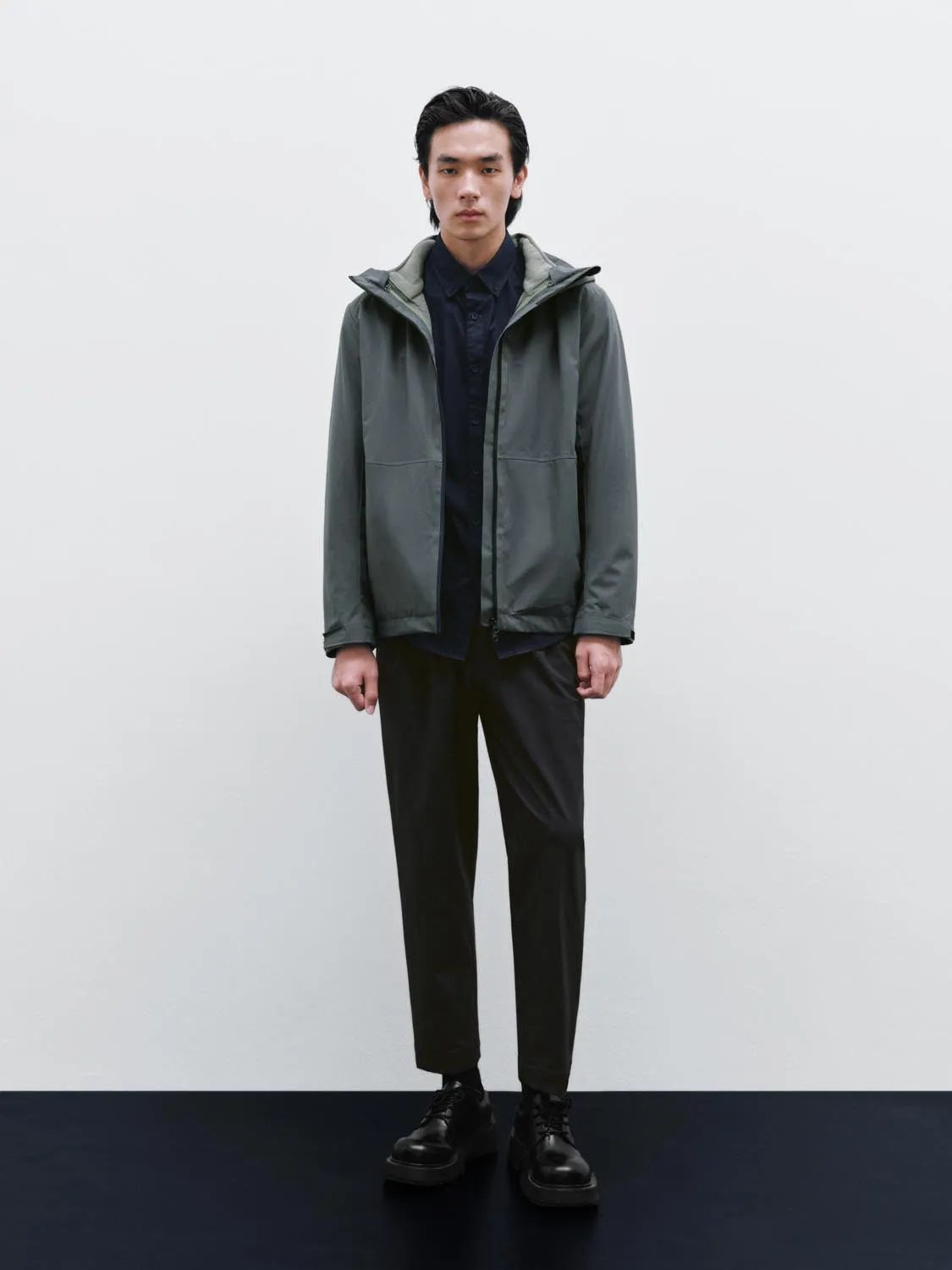 Hooded Full Zip Track Jackets sold by Urban Revivo product image thumbnail 4