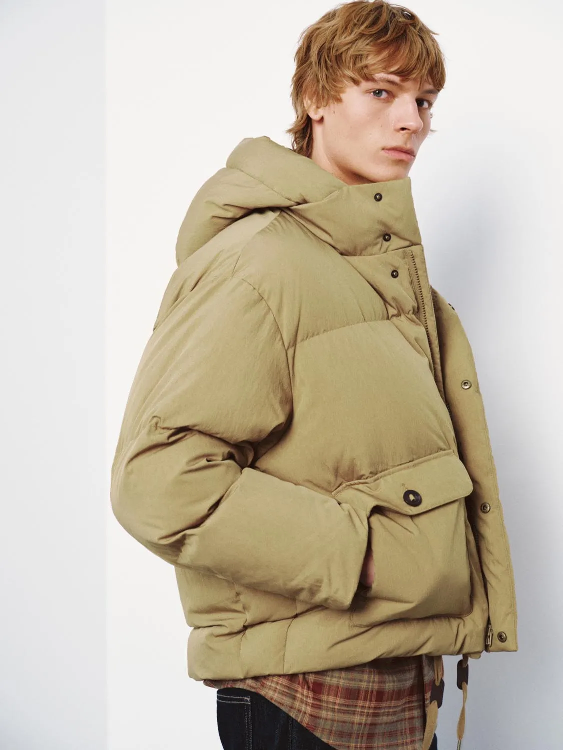 Flap Pockets Hooded Down Jackets sold by Urban Revivo product image thumbnail 2