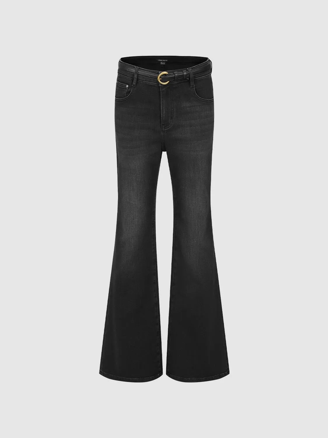 Belted Flare Leg Jeans sold by Urban Revivo product image thumbnail 2