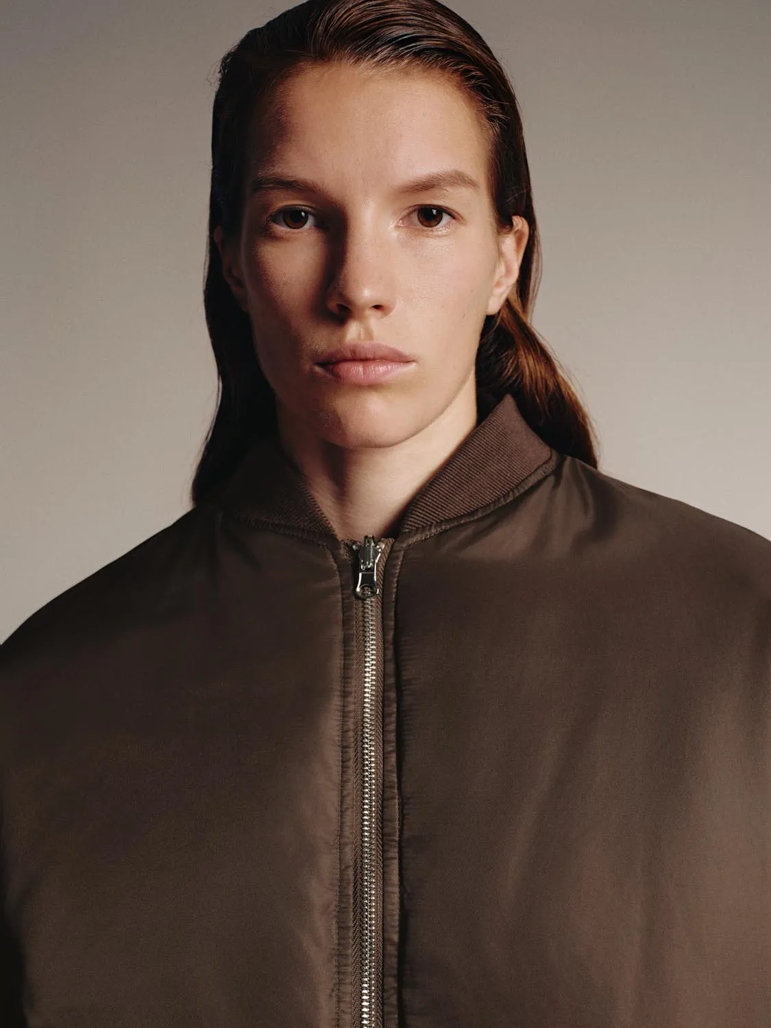 Bubble Hem Down Bomber Jackets sold by Urban Revivo product image thumbnail 3