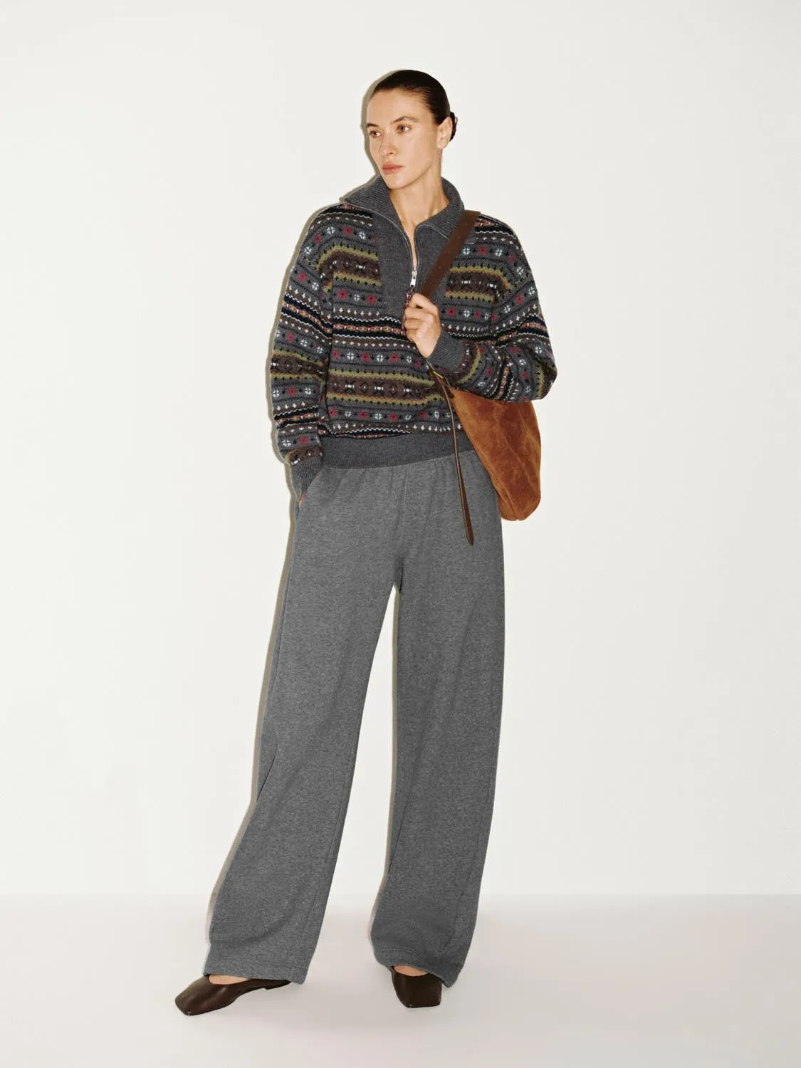 Striped Intarsia Long Sleeve Knitted T-Shirts sold by Urban Revivo product image thumbnail 4