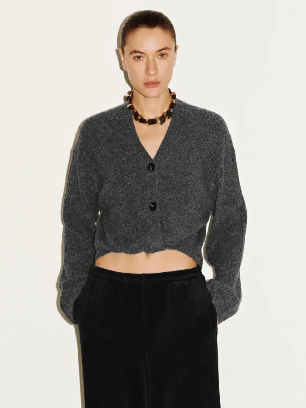 V-Neck Button Up Long Sleeve Knitted T-Shirts sold by Urban Revivo