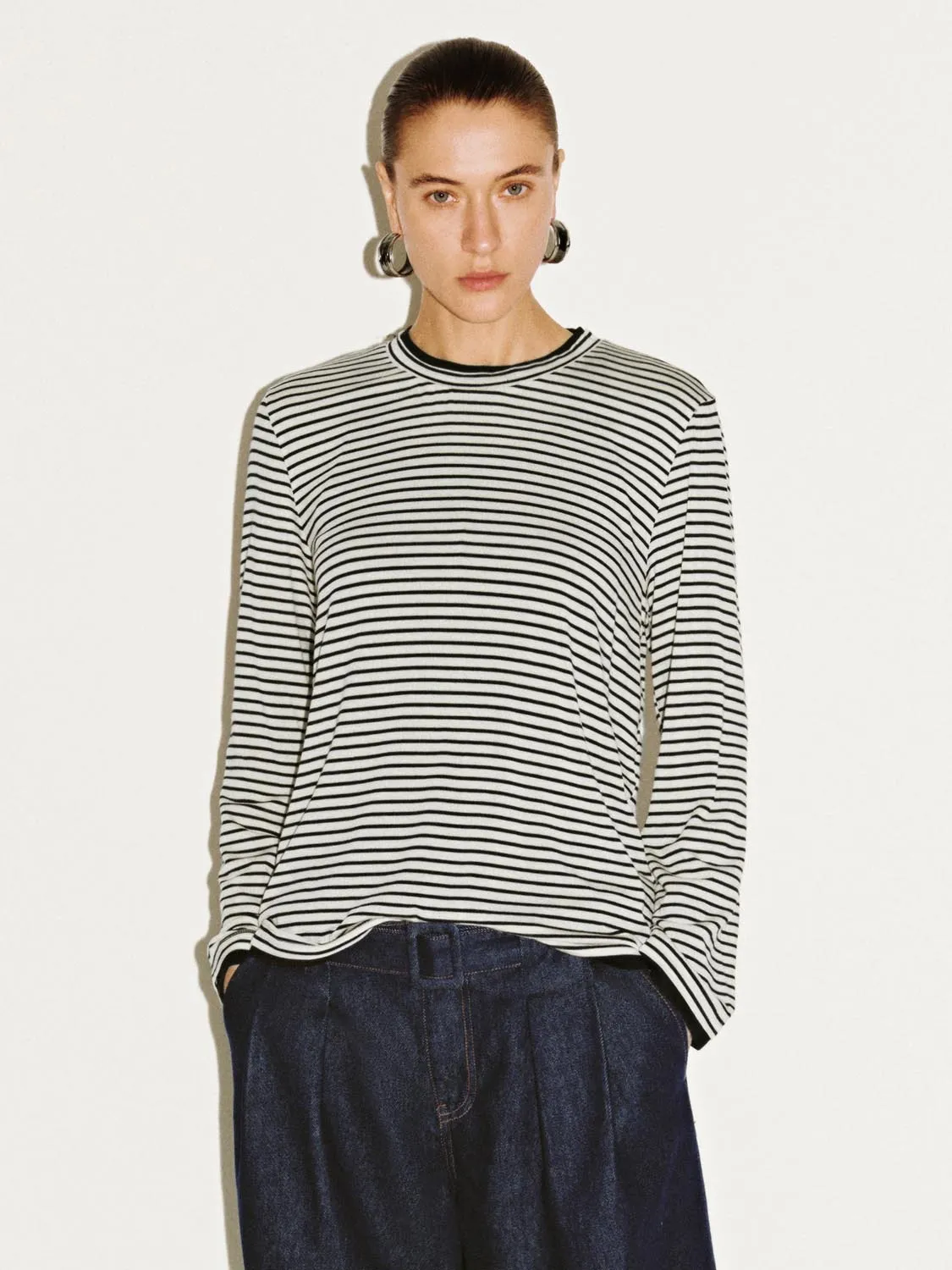 Striped Long Sleeve T-Shirts sold by Urban Revivo