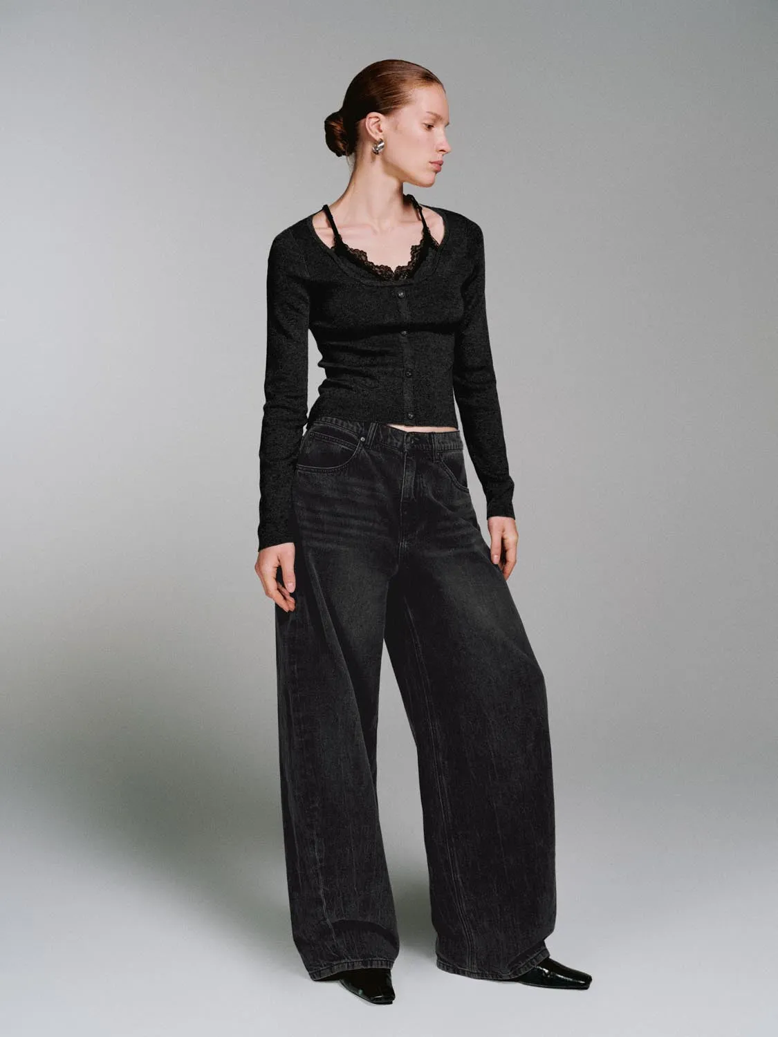 2 In 1 Laced Long Sleeve Knitted T-Shirts sold by Urban Revivo product image thumbnail 5