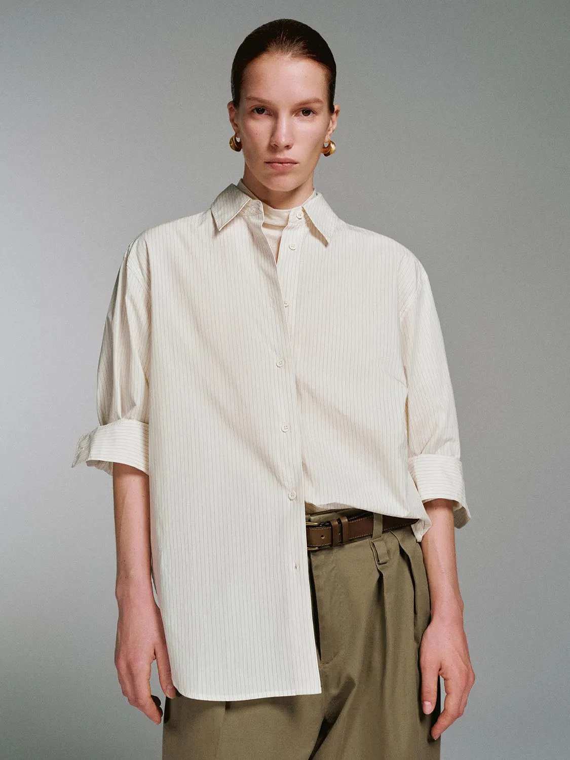 Striped Regular Shirts sold by Urban Revivo