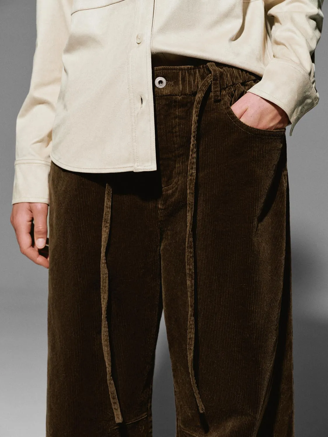 Drawstring Wide Leg Pants sold by Urban Revivo product image thumbnail 5