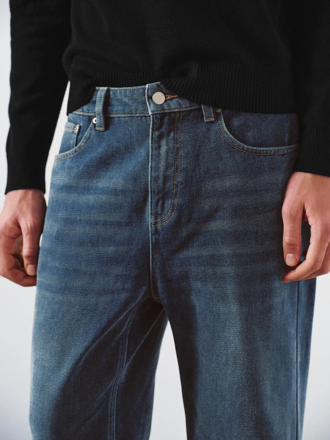 Straight Leg Jeans sold by Urban Revivo product image thumbnail 5
