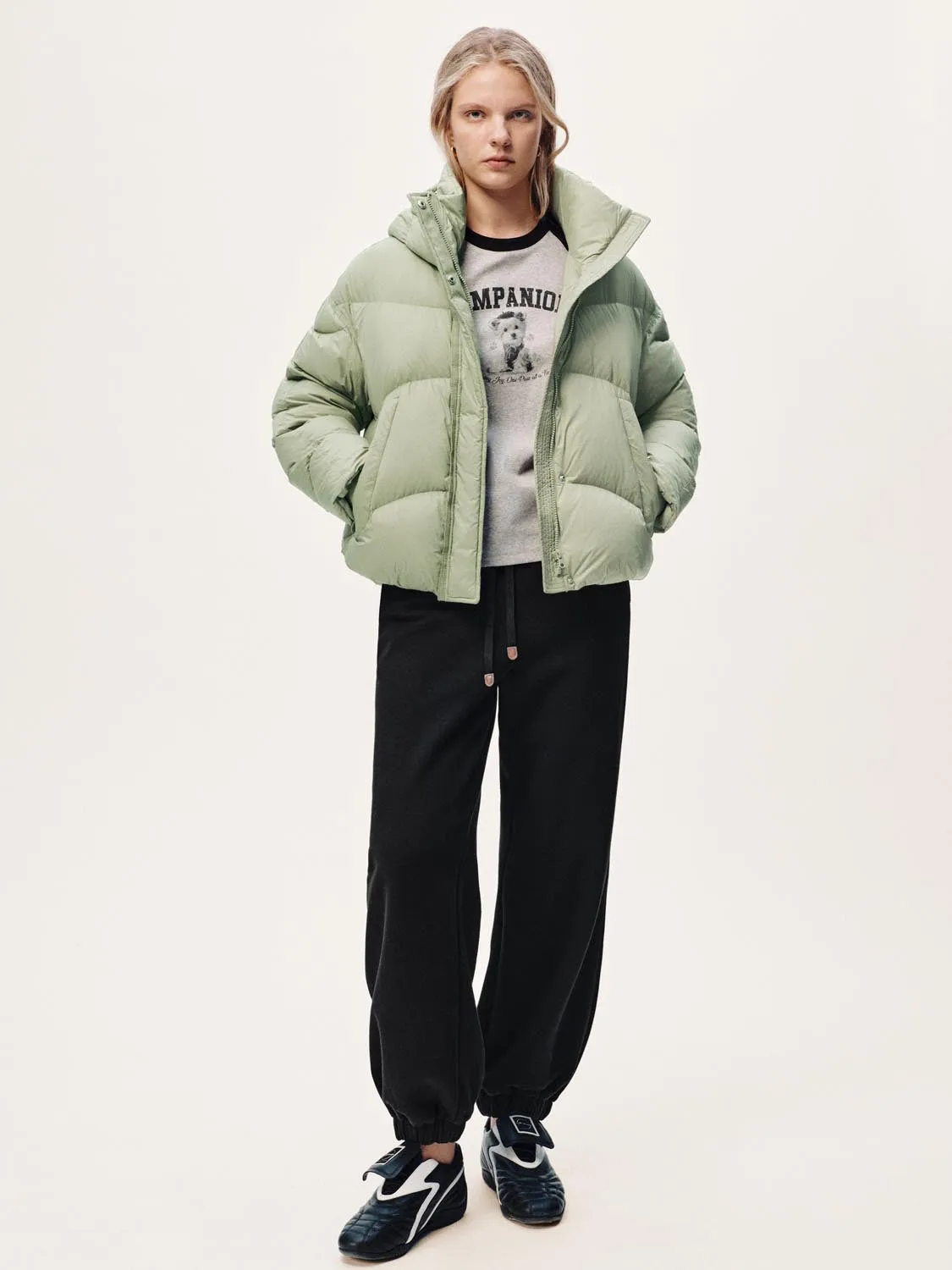 Loose Hooded Padded Puffer Jackets sold by Urban Revivo product image thumbnail 4