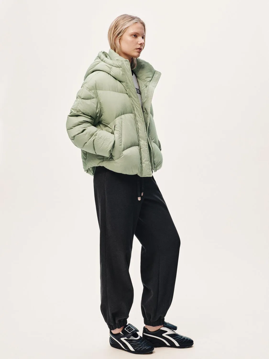 Loose Hooded Padded Puffer Jackets sold by Urban Revivo product image thumbnail 5