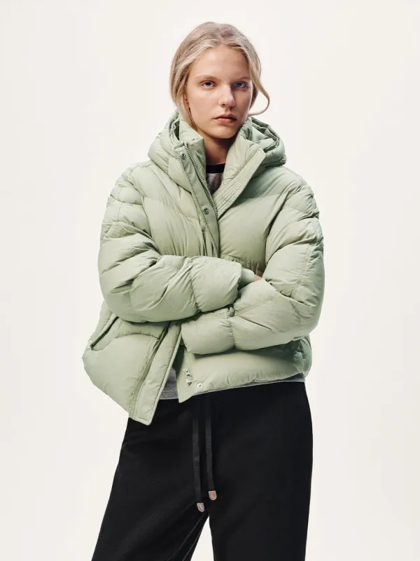 Loose Hooded Padded Puffer Jackets sold by Urban Revivo