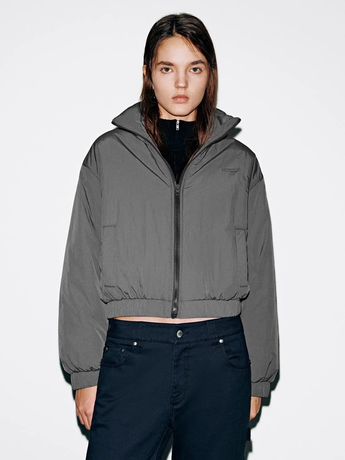 Collared Padded Bomber Jackets sold by Urban Revivo