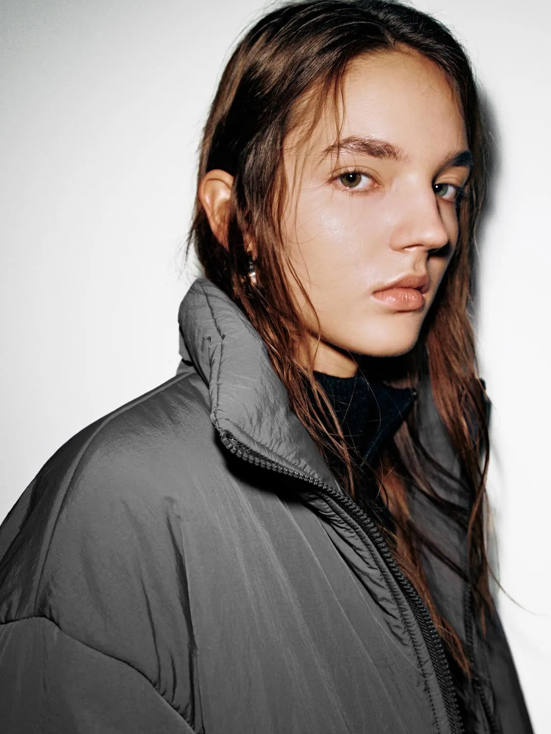 Collared Padded Bomber Jackets sold by Urban Revivo product image thumbnail 3