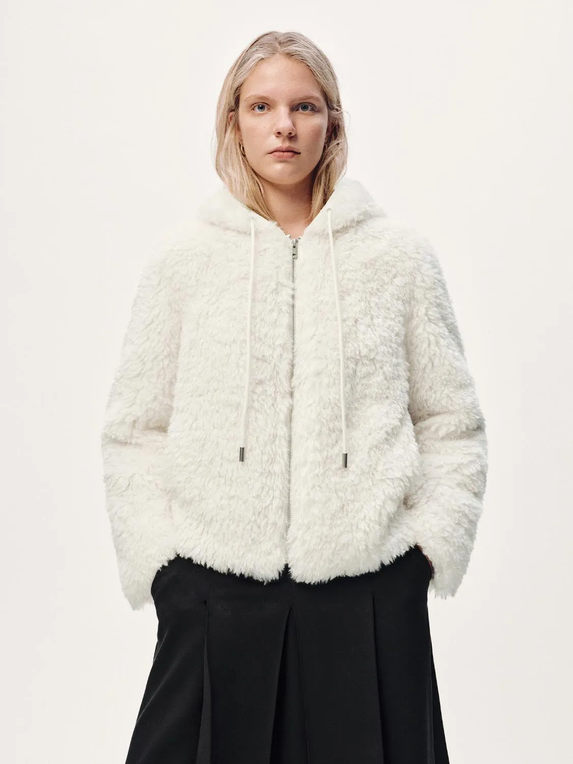 Hooded Sherpa Fleece Jackets sold by Urban Revivo