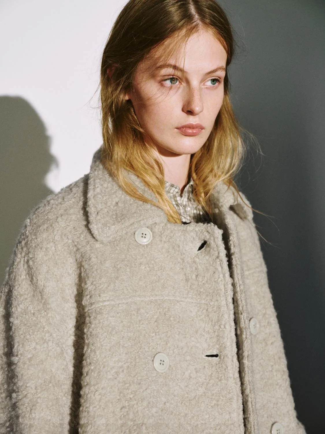 Wool Blend Double Breasted Patch Pocket Coats sold by Urban Revivo product image thumbnail 3