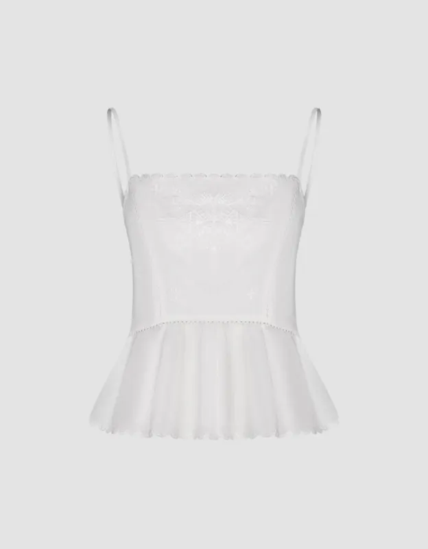 Wave Trim A-Line Cami Top sold by Urban Revivo