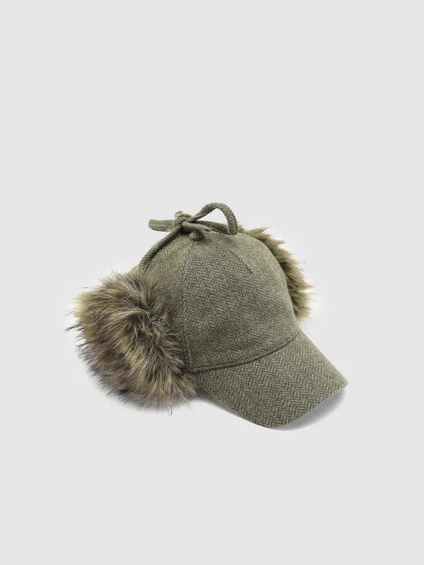 Blend Fluffy Ear Flap Wool Cap sold by Urban Revivo
