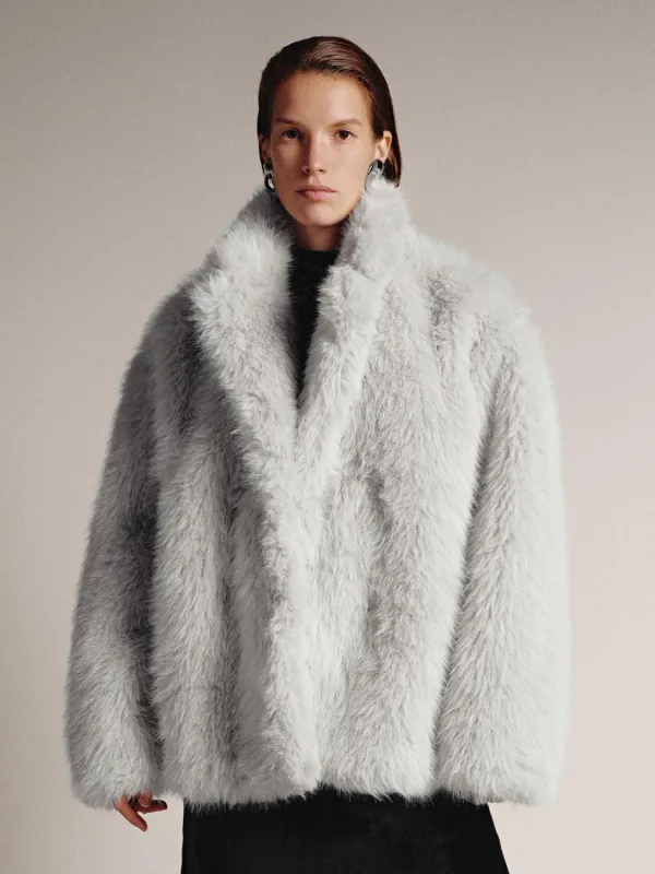 Fluffy Faux Fur Jackets sold by Urban Revivo