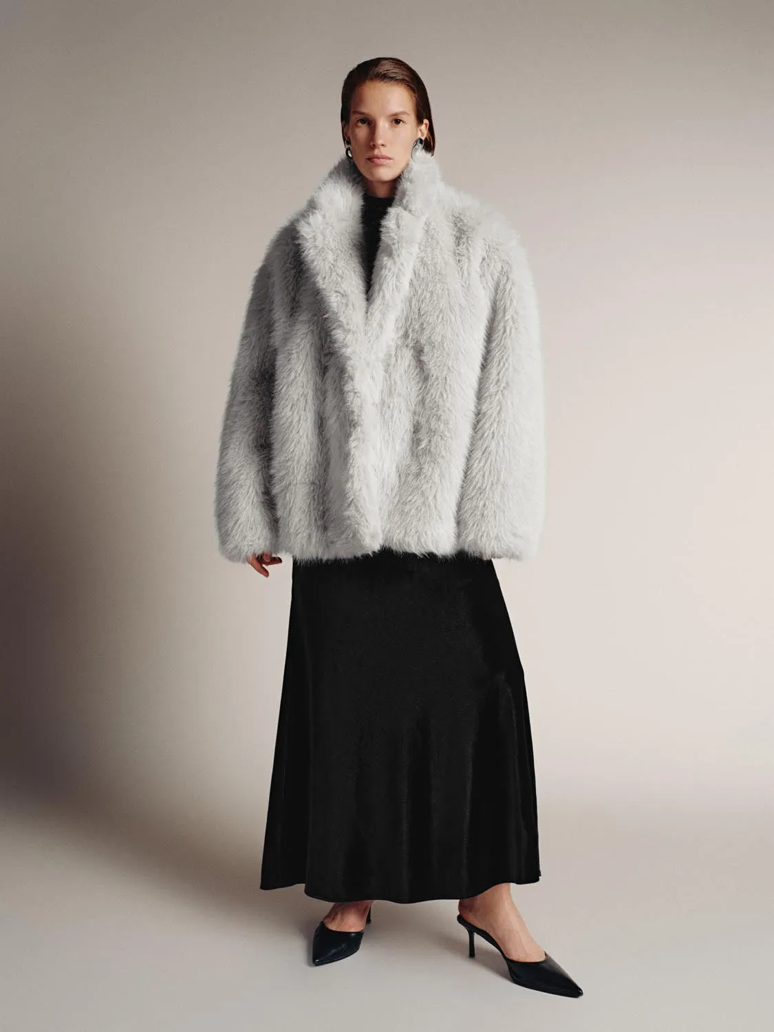 Fluffy Faux Fur Jackets sold by Urban Revivo product image thumbnail 4