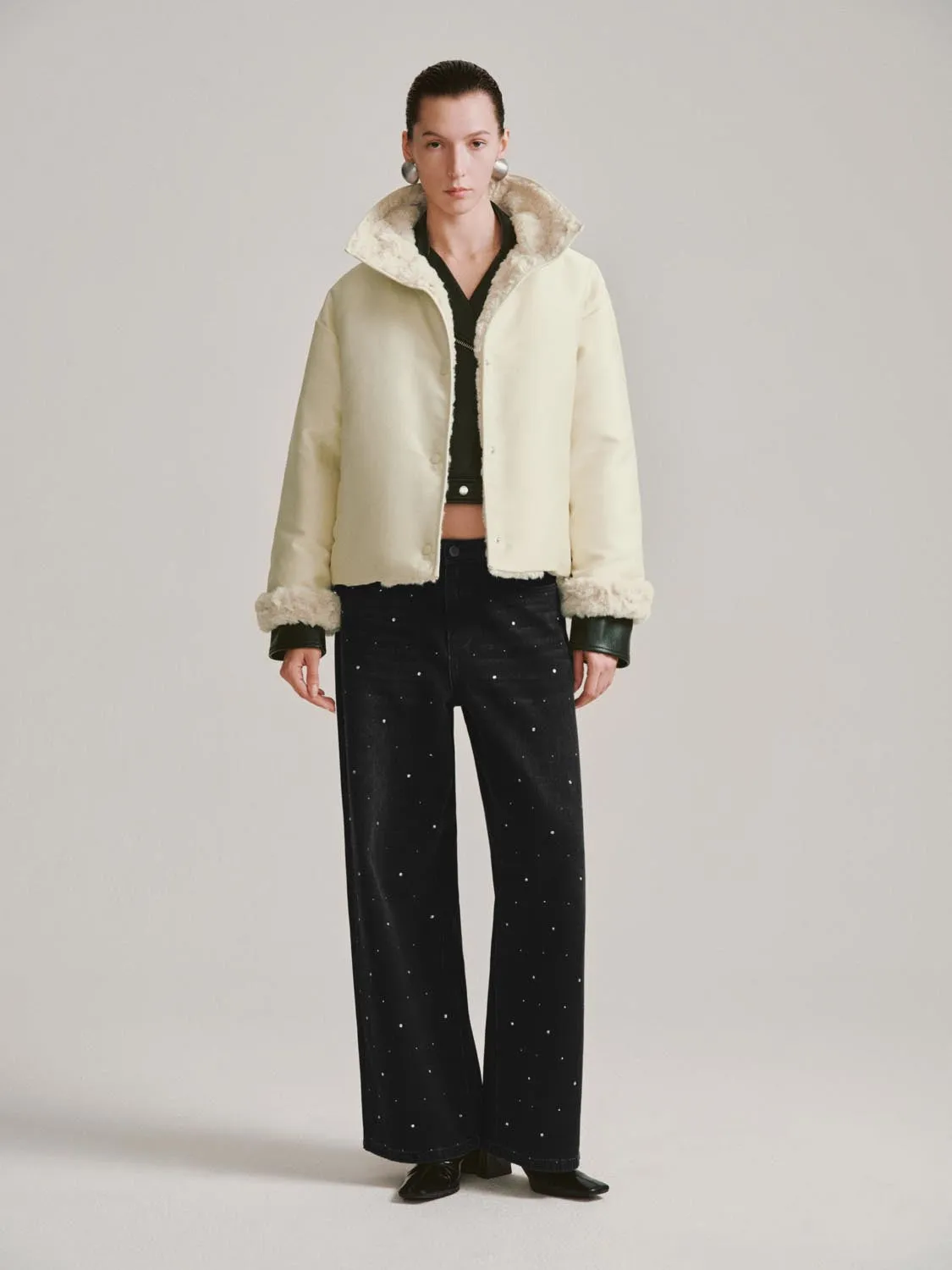 Faux Fur Trim Down Jackets sold by Urban Revivo product image thumbnail 5
