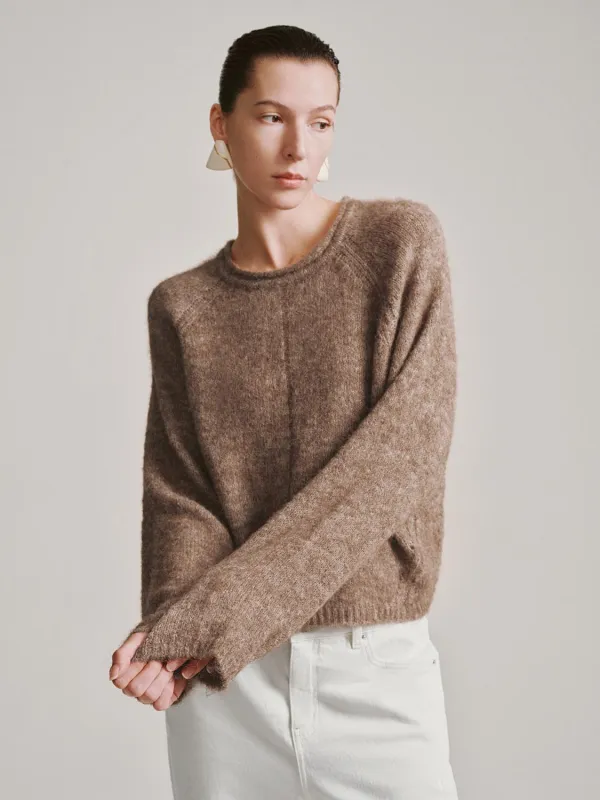 Round Neck Long Sleeve Knitted T-Shirts sold by Urban Revivo