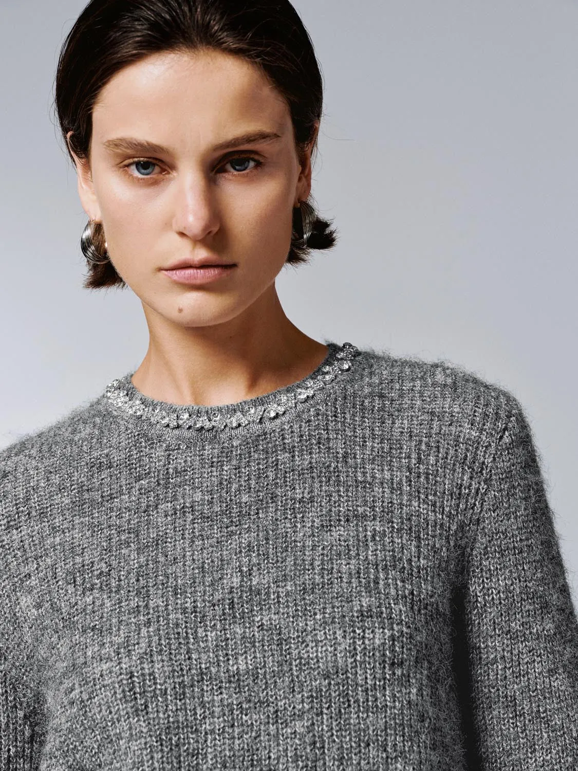 Crew Neck Long Sleeve Knitted T-Shirts sold by Urban Revivo product image thumbnail 3