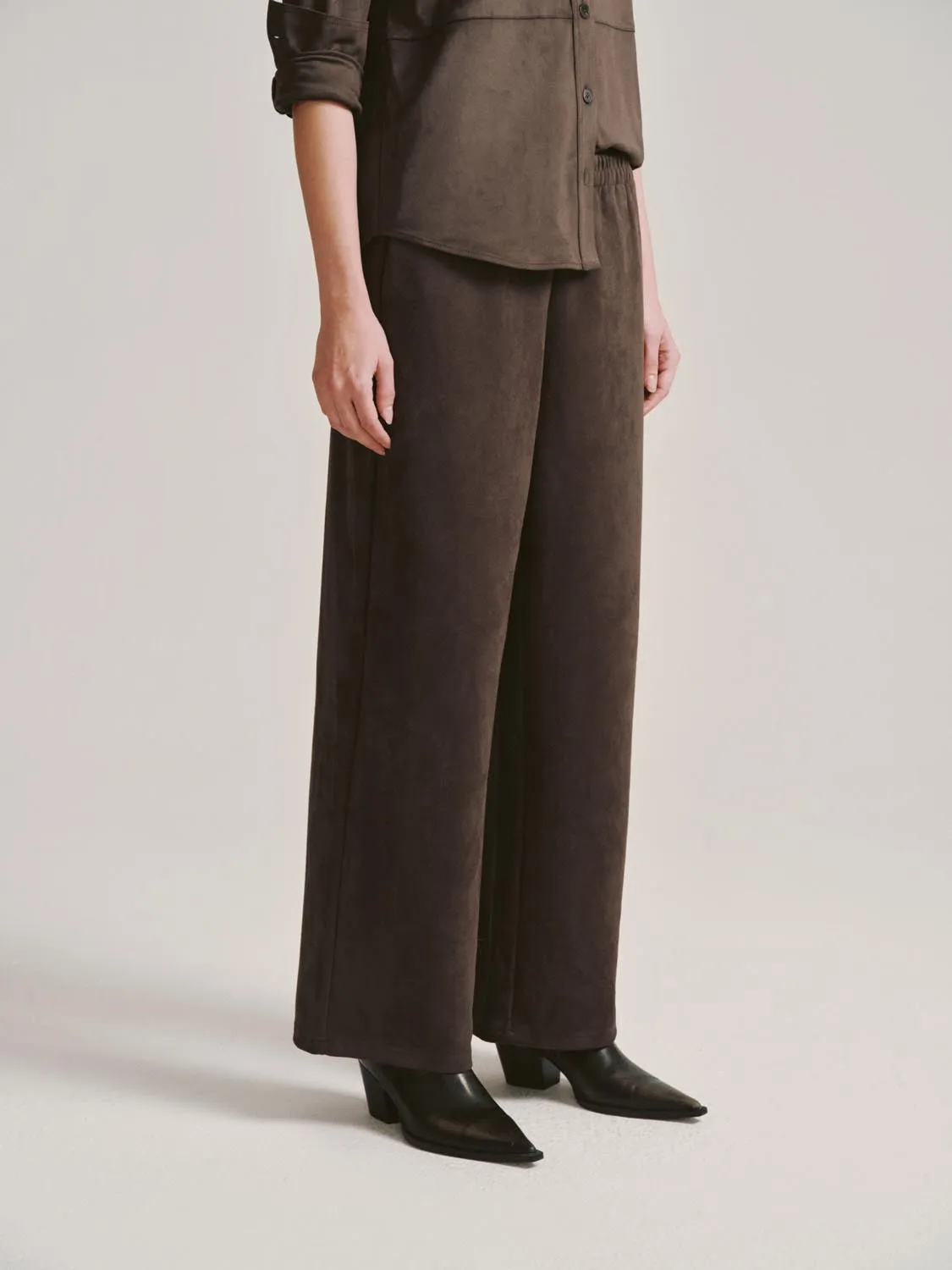 Pull On Wide Leg Pants sold by Urban Revivo product image thumbnail 3