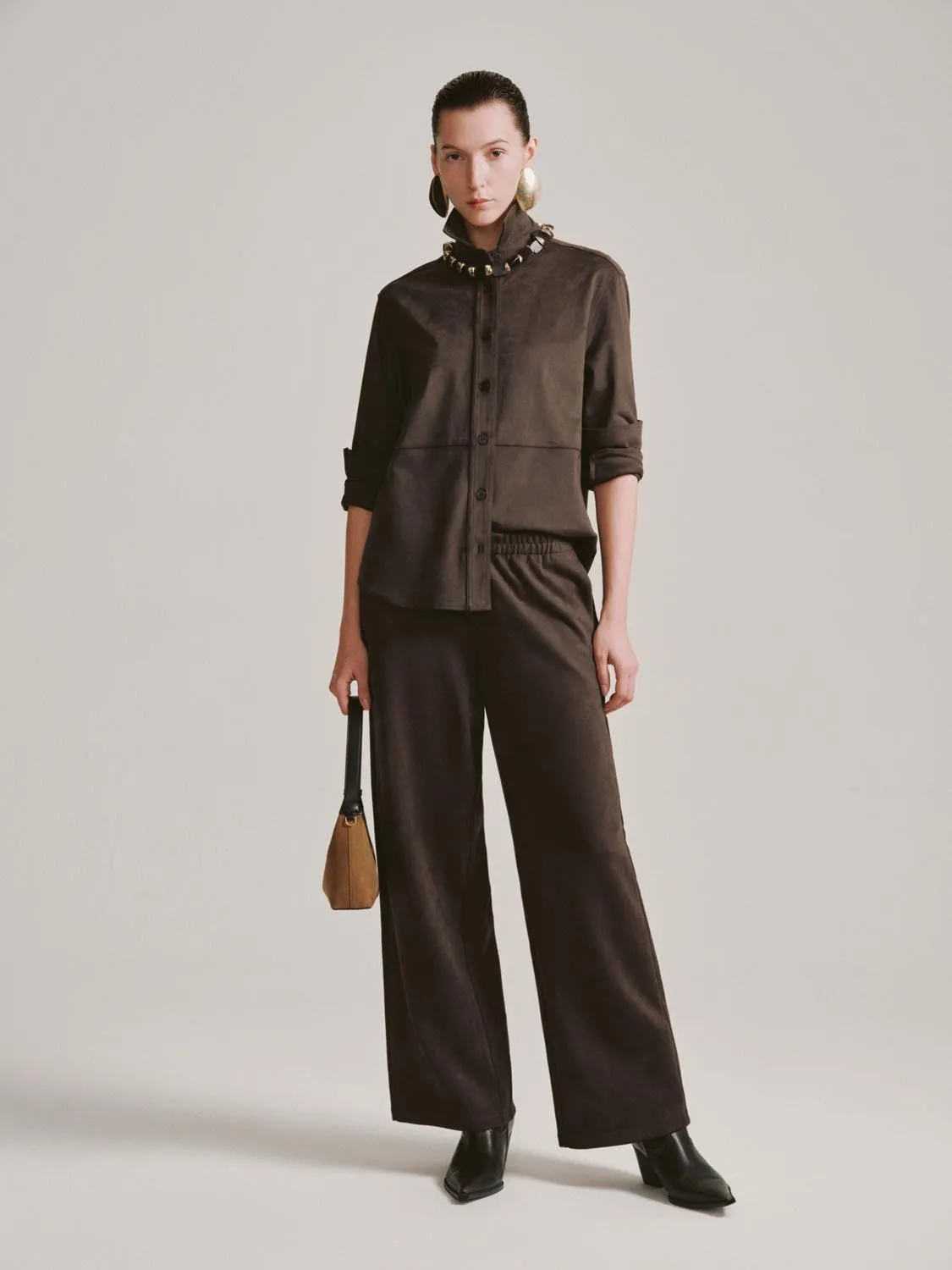 Pull On Wide Leg Pants sold by Urban Revivo product image thumbnail 4