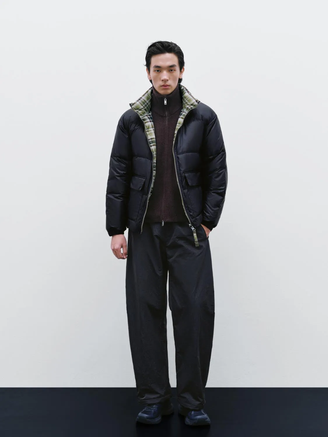 Mock Neck Quilted Down Jackets sold by Urban Revivo product image thumbnail 4