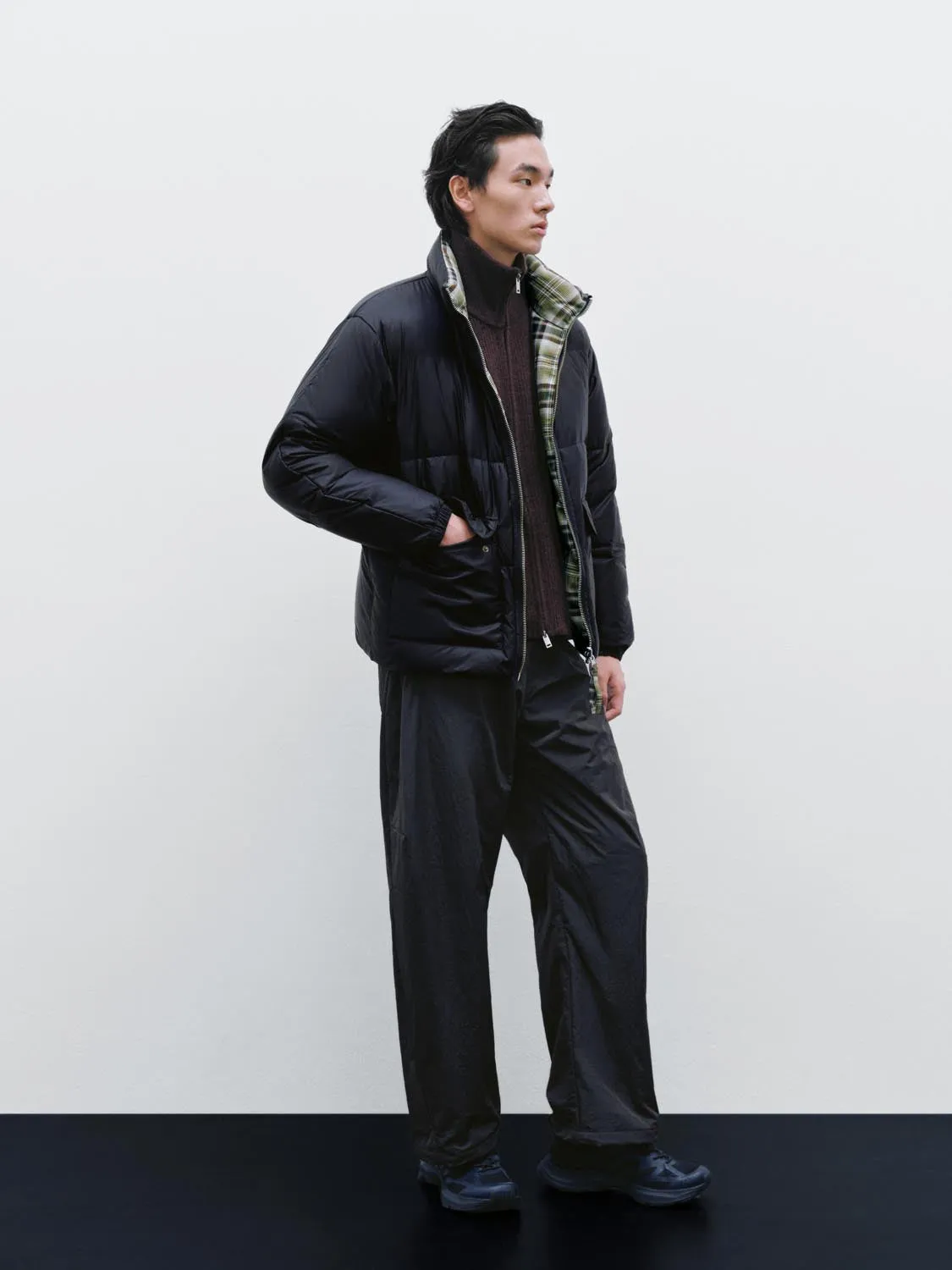 Mock Neck Quilted Down Jackets sold by Urban Revivo product image thumbnail 5