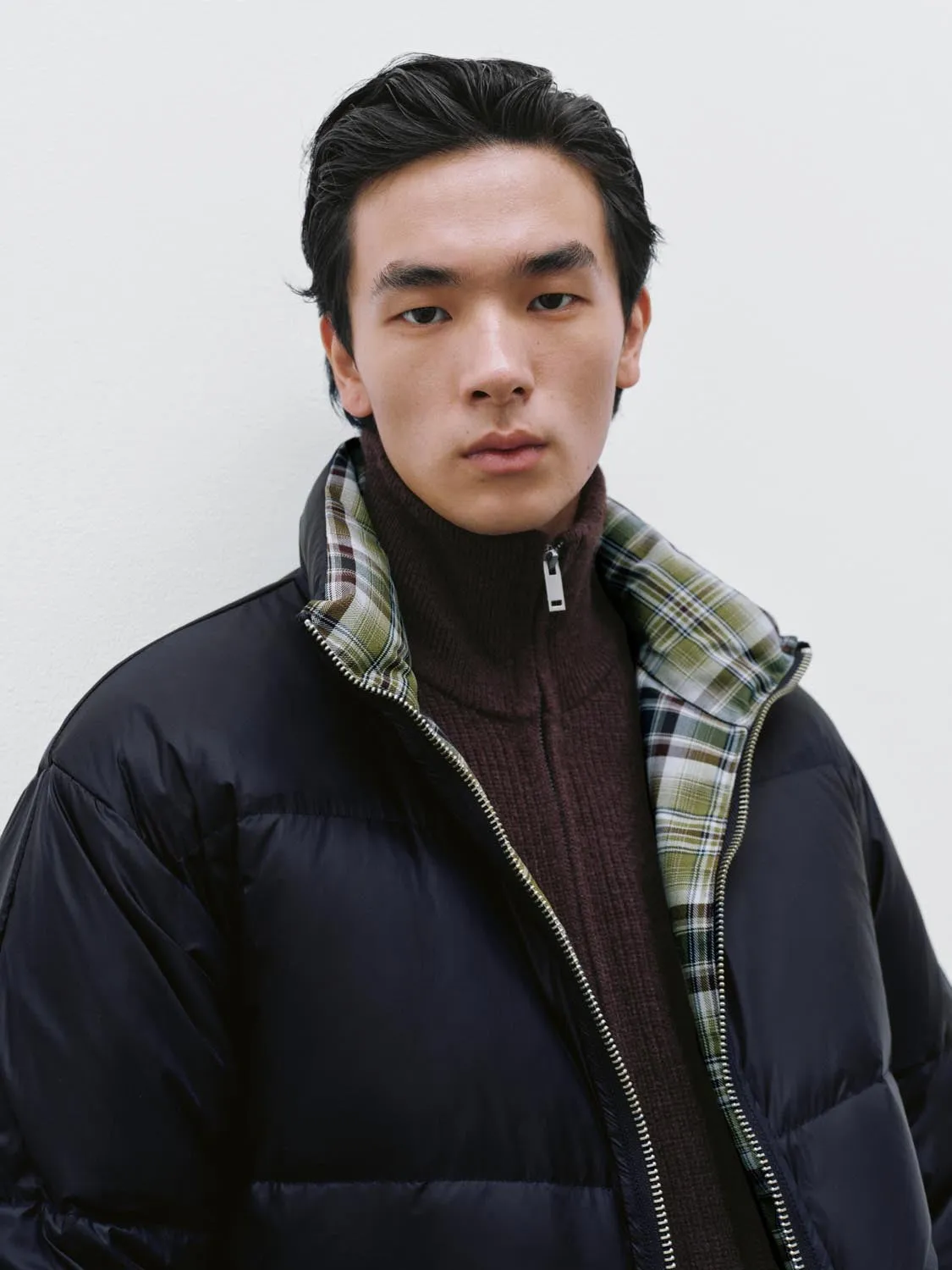 Mock Neck Quilted Down Jackets sold by Urban Revivo product image thumbnail 3