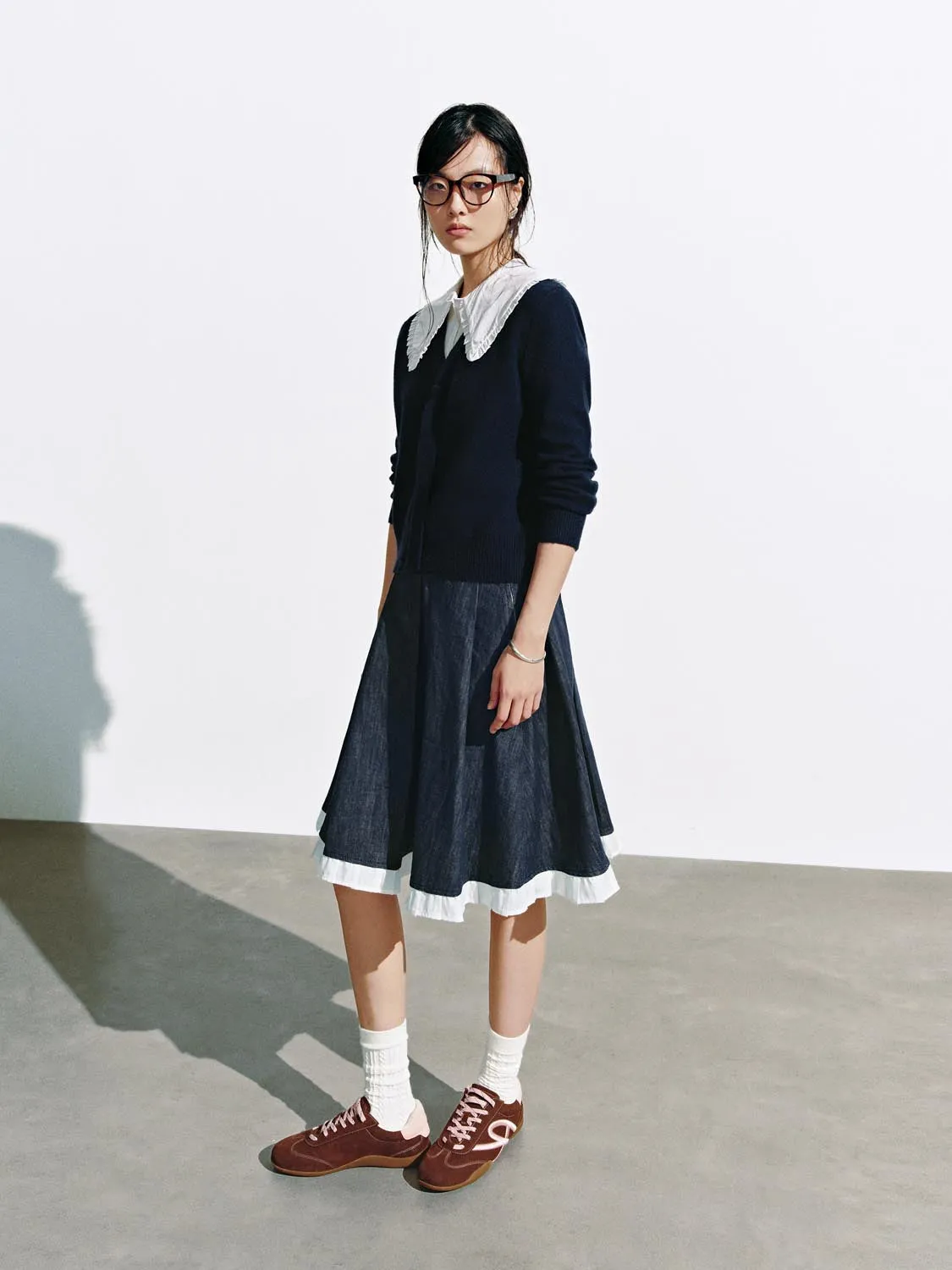 2 In 1 Collared Long Sleeve Knitted T-Shirts sold by Urban Revivo product image thumbnail 4